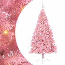 Kunstmatig Voorverlicht Kerstboom met 300 LED Roze 240 cm PVC