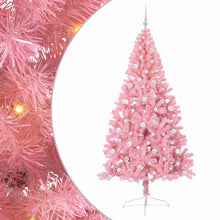 Kunstmatig Voorverlicht Kerstboom met 300 LED Roze 240 cm PVC