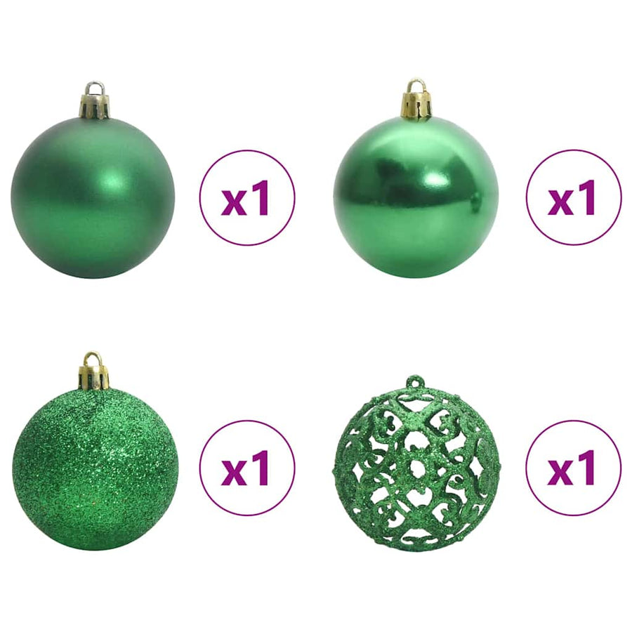 Kunstmatig Voorverlicht Kerstboom met 150 LED Zwart 150 cm PVC