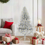 Kunstkerstboom 150 cm met 150 LED zilver