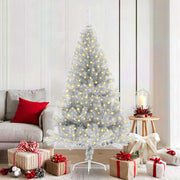Kunstkerstboom 180 cm zilver met 300 LED