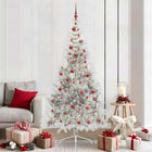 Kunstkerstboom 210 cm zilver met 300 LED
