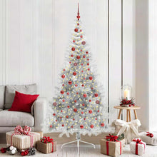 Kunstmatig Voorverlicht Kerstboom met 300 LED Zilver 210 cm PET