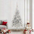 Kerstboom 210 cm met 300 LED zilver