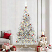 Kunstkerstboom 240 cm zilver met 300 LED
