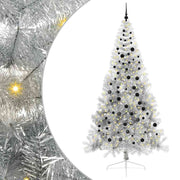 Kunstkerstboom 240 cm met 300 LED zilver