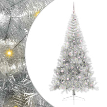 Kunstmatig Voorverlicht Kerstboom met 300 LED Zilver 240 cm PET
