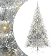 Kunstmatig Voorverlicht Kerstboom met 300 LED Zilver 240 cm PET