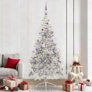 Kerstboom 240 cm zilver met 300 LED
