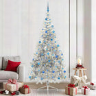 Kerstboom 240 cm zilver met 300 LED