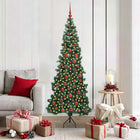 Hoekkerstboom 180 cm groen met 300 LED