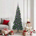 Hoekkerstboom 180 cm groen PVC metaal met 300 LED