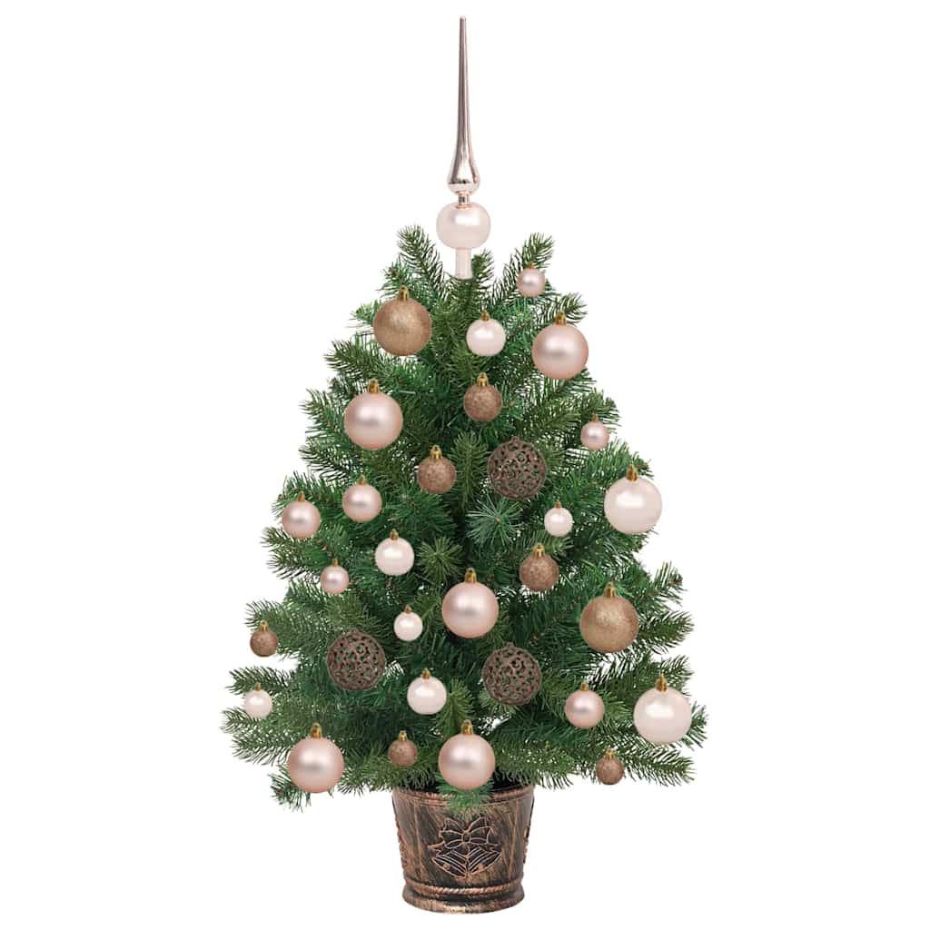 Kunstkerstboom met 150 LED met standaard Groen 75 cm PE en PVC