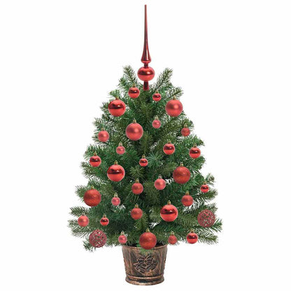 Kunstkerstboom met 150 LED met standaard Groen 75 cm PE en PVC