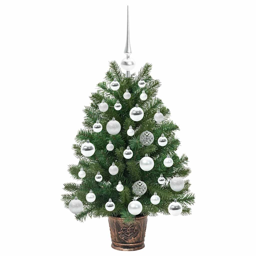Kunstkerstboom met 150 LED met standaard Groen 75 cm PE en PVC