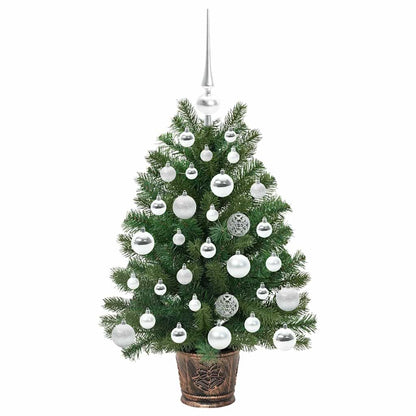 Kunstkerstboom met 150 LED met standaard Groen 75 cm PE en PVC