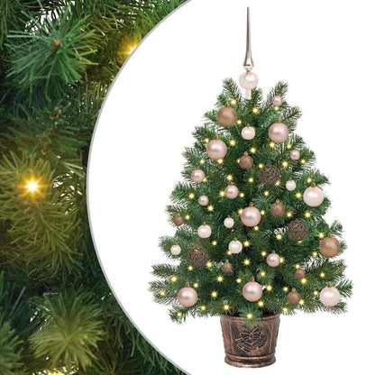Kunstkerstboom met 150 LED met standaard Groen 95 cm PE en PVC