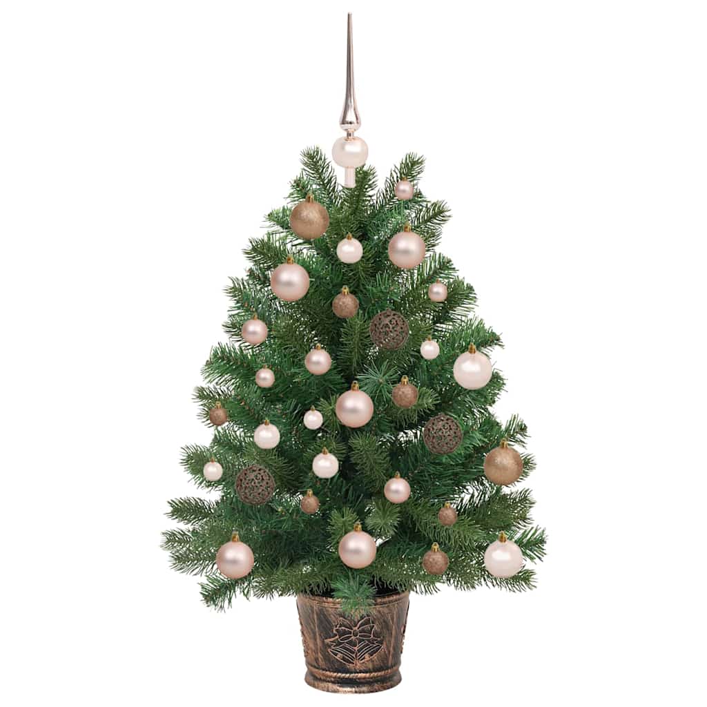 Kunstkerstboom met 150 LED met standaard Groen 95 cm PE en PVC