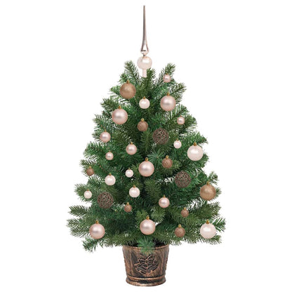 Kunstkerstboom met 150 LED met standaard Groen 95 cm PE en PVC