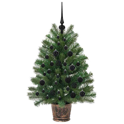 Kunstkerstboom met 150 LED met standaard Groen 90 cm PE en PVC