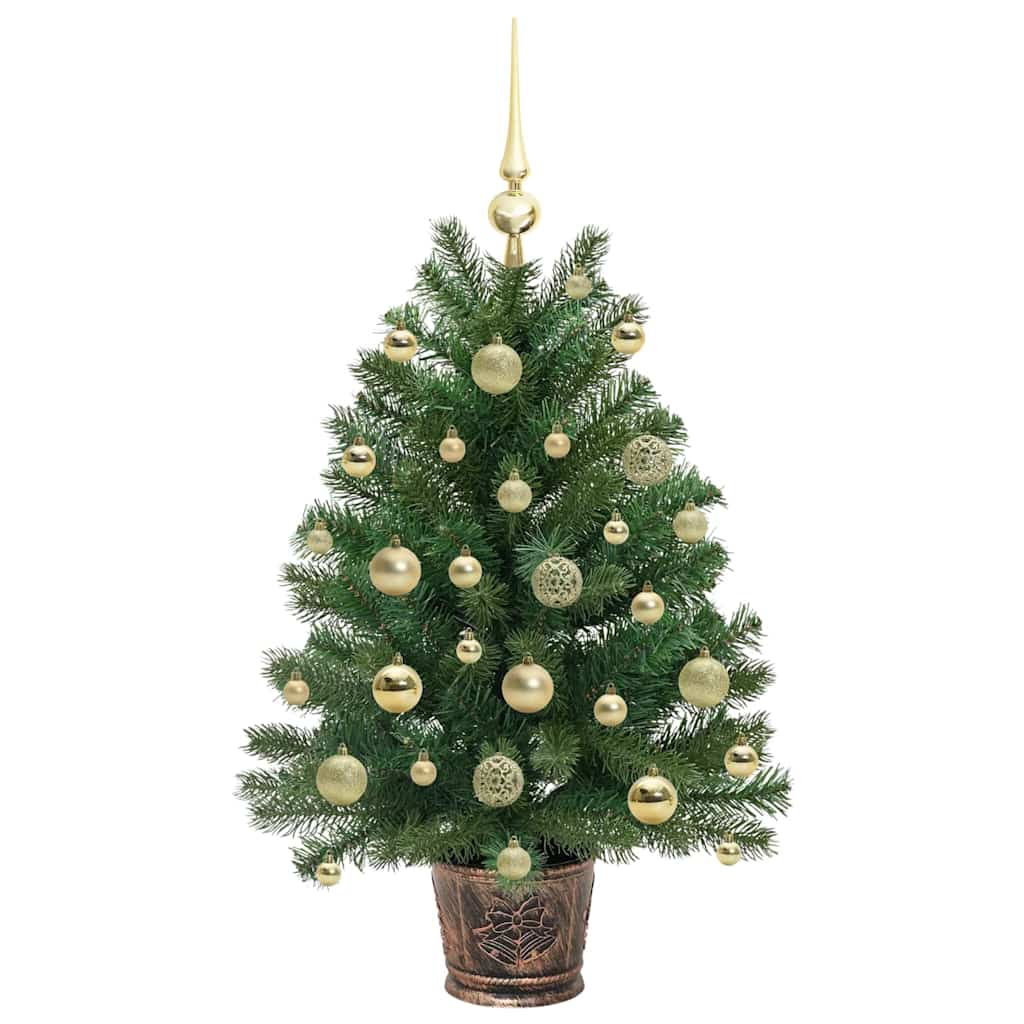Kunstkerstboom met 150 LED met standaard Groen 95 cm PE en PVC