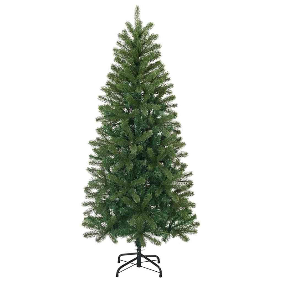 Kunstkerstboom met 150 LED met standaard Groen 120 cm PE en PVC