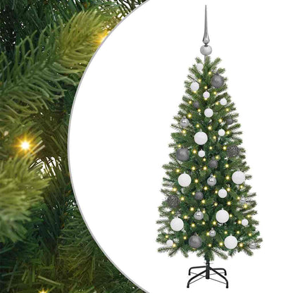 Kunstkerstboom met 150 LED met standaard Groen 120 cm PE en PVC