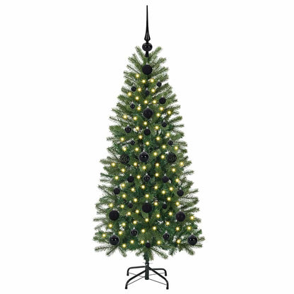 Kunstkerstboom met 150 LED met standaard Groen 120 cm PE en PVC