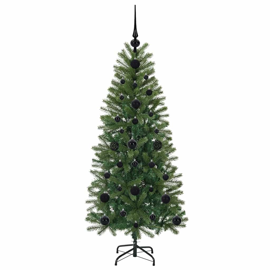Kunstkerstboom met 150 LED met standaard Groen 120 cm PE en PVC