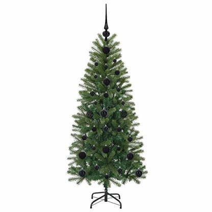 Kunstkerstboom met 150 LED met standaard Groen 120 cm PE en PVC