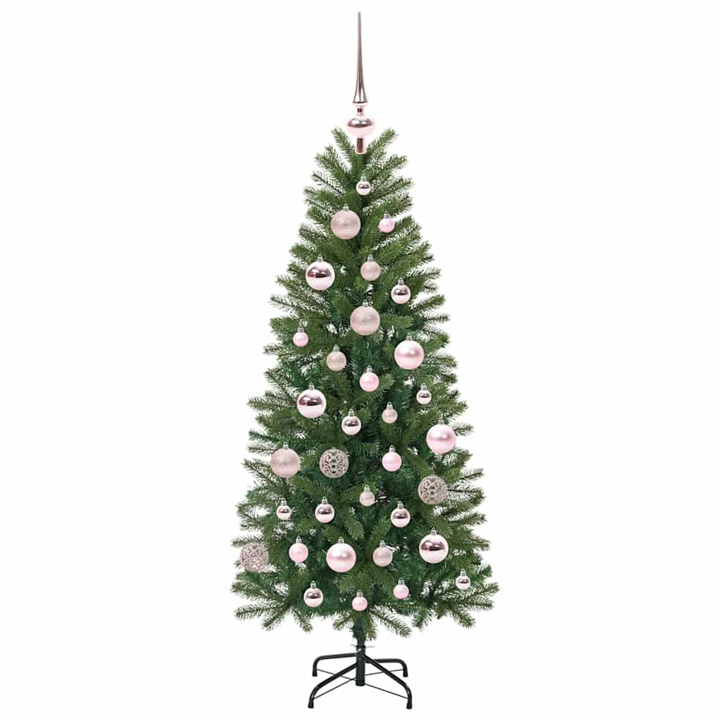 Kunstkerstboom met 150 LED met standaard Groen 120 cm PE en PVC
