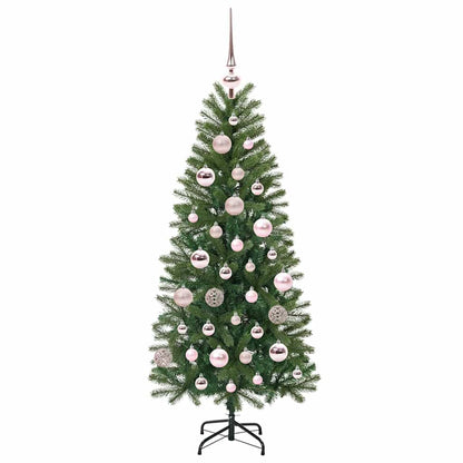 Kunstkerstboom met 150 LED met standaard Groen 120 cm PE en PVC