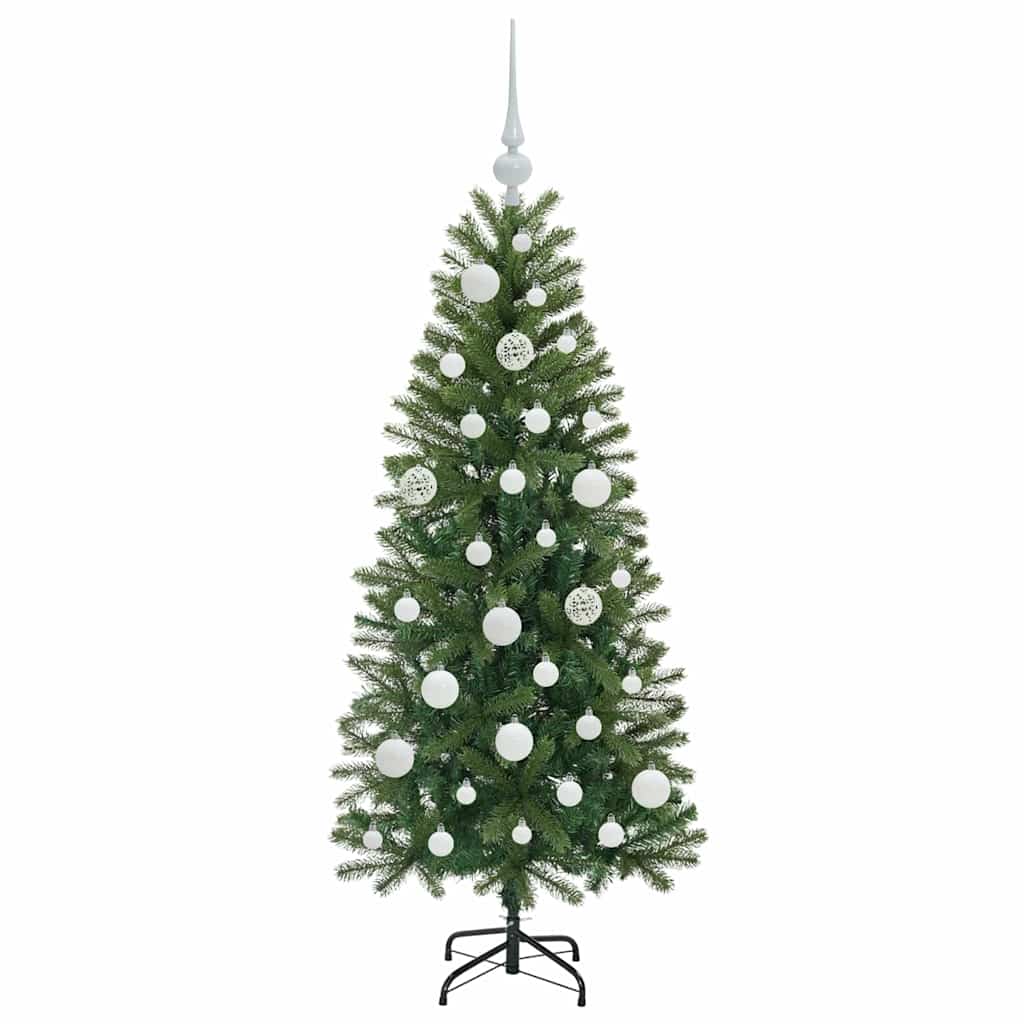 Kunstkerstboom met 150 LED met standaard Groen 120 cm PE en PVC