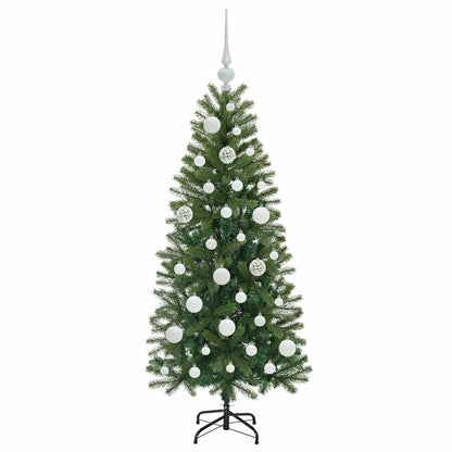 Kunstkerstboom met 150 LED met standaard Groen 120 cm PE en PVC