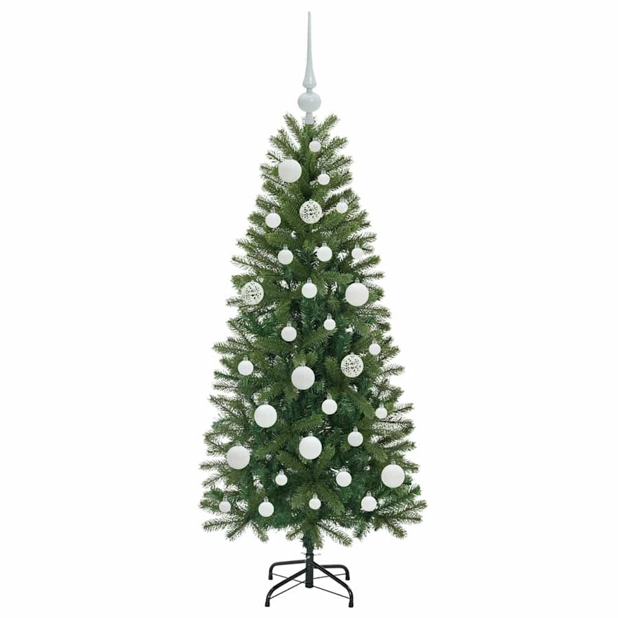 Kunstkerstboom met 150 LED met standaard Groen 120 cm PE en PVC
