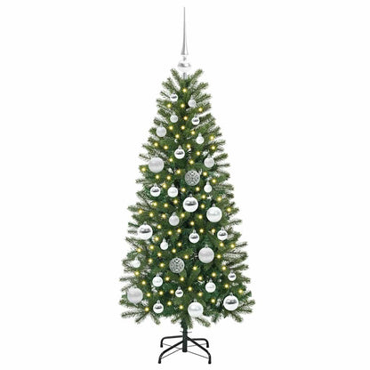 Kunstkerstboom met 150 LED met standaard Groen 120 cm PE en PVC