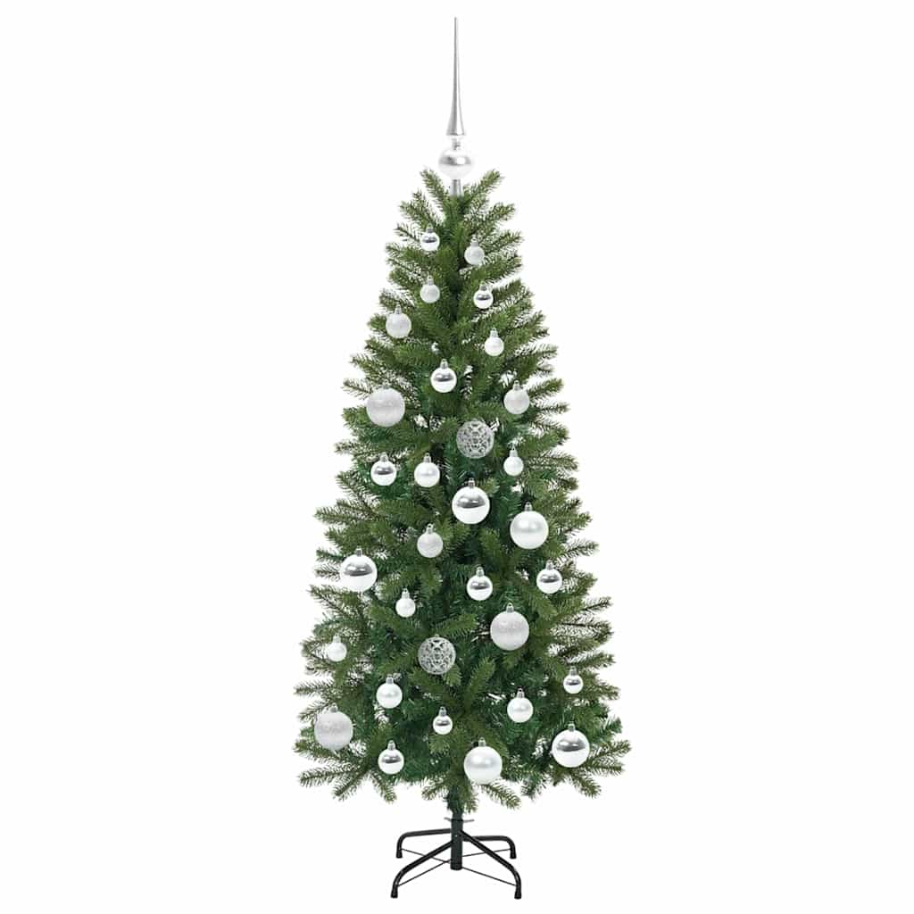 Kunstkerstboom met 150 LED met standaard Groen 120 cm PE en PVC