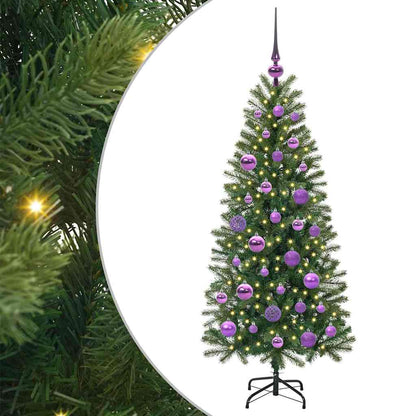 Kunstkerstboom met 150 LED met standaard Groen 120 cm PE en PVC