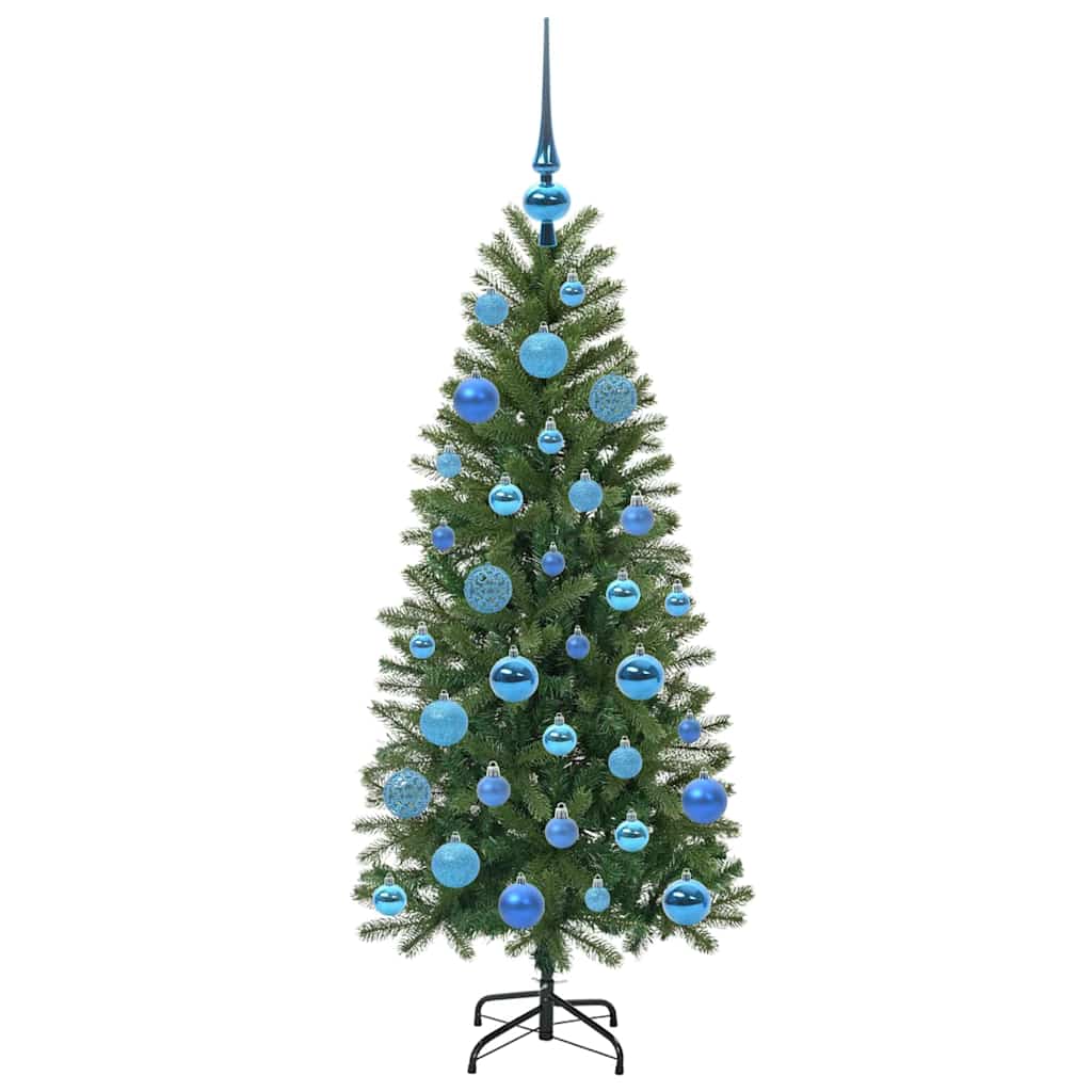 Kunstkerstboom met 150 LED met standaard Groen 120 cm PE en PVC
