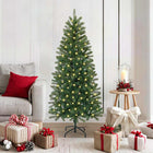 Kunstkerstboom 150 cm groen met 150 LED