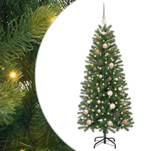 Kunstkerstboom met 150 LED met standaard Groen 150 cm PE en PVC