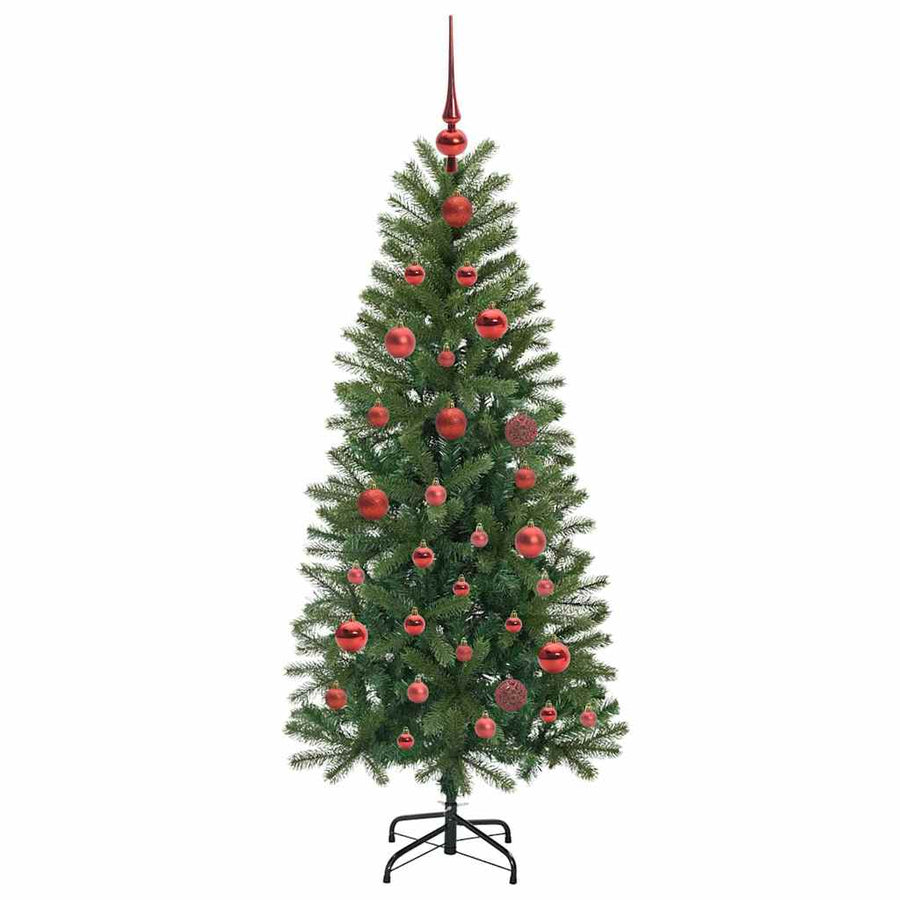 Kunstkerstboom met 150 LED met standaard Groen 150 cm PE en PVC