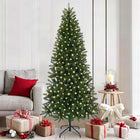 Artificial Christmas Tree with 300 LEDs with Stand Green 180 cm PE and PVC