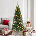 Kunstkerstboom 180 cm groen 300 LED met standaard