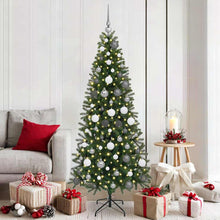 Kunstkerstboom met 300 LED met standaard Groen 180 cm PE en PVC