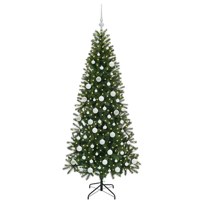Kunstkerstboom met 300 LED met standaard Groen 180 cm PE en PVC