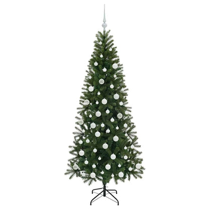 Kunstkerstboom met 300 LED met standaard Groen 180 cm PE en PVC