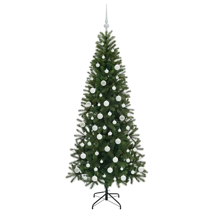 Kunstkerstboom met 300 LED met standaard Groen 180 cm PE en PVC