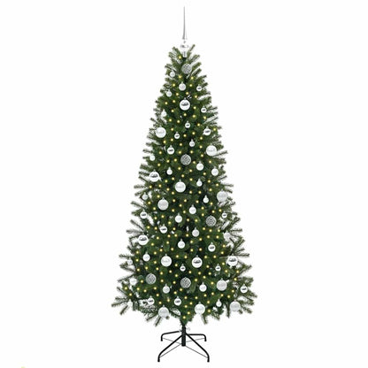 Kunstkerstboom met 300 LED met standaard Groen 180 cm PE en PVC