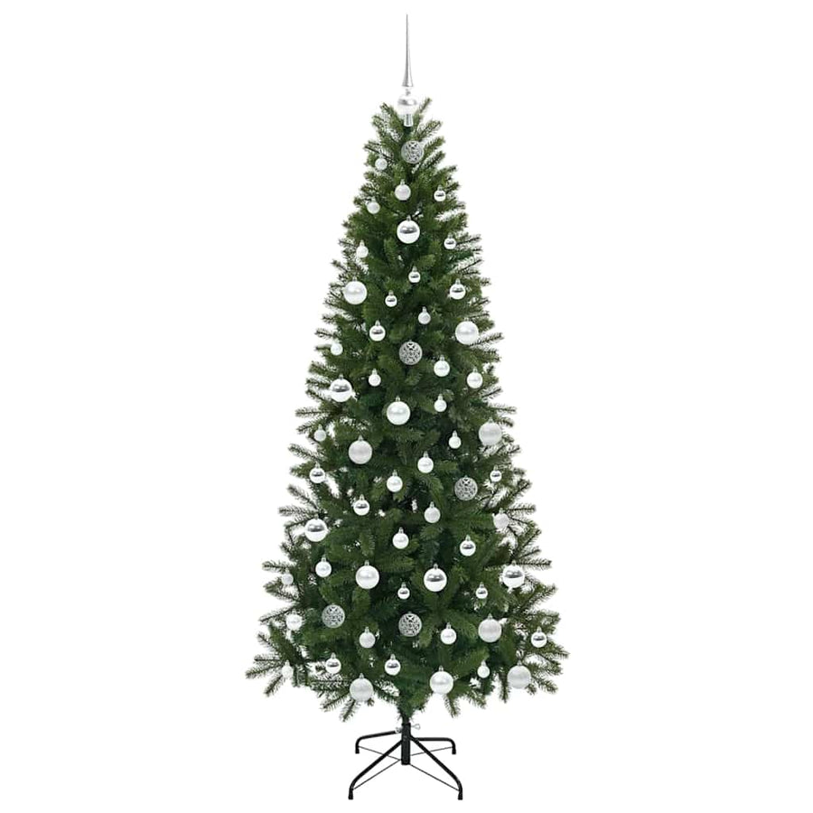 Kunstkerstboom met 300 LED met standaard Groen 180 cm PE en PVC
